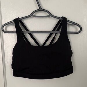 Lululemon black sports bra